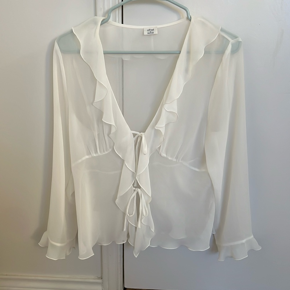 Aritzia Wilfred Frenchy Blouse